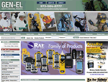 Tablet Screenshot of genelsafety.com